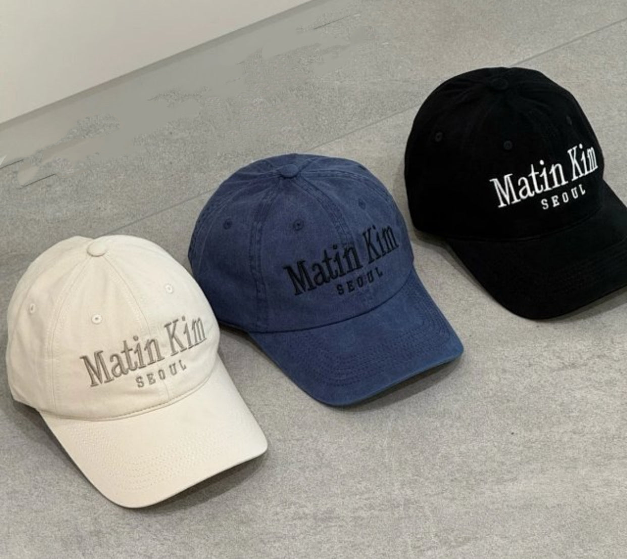 Matin Kim logo 帽