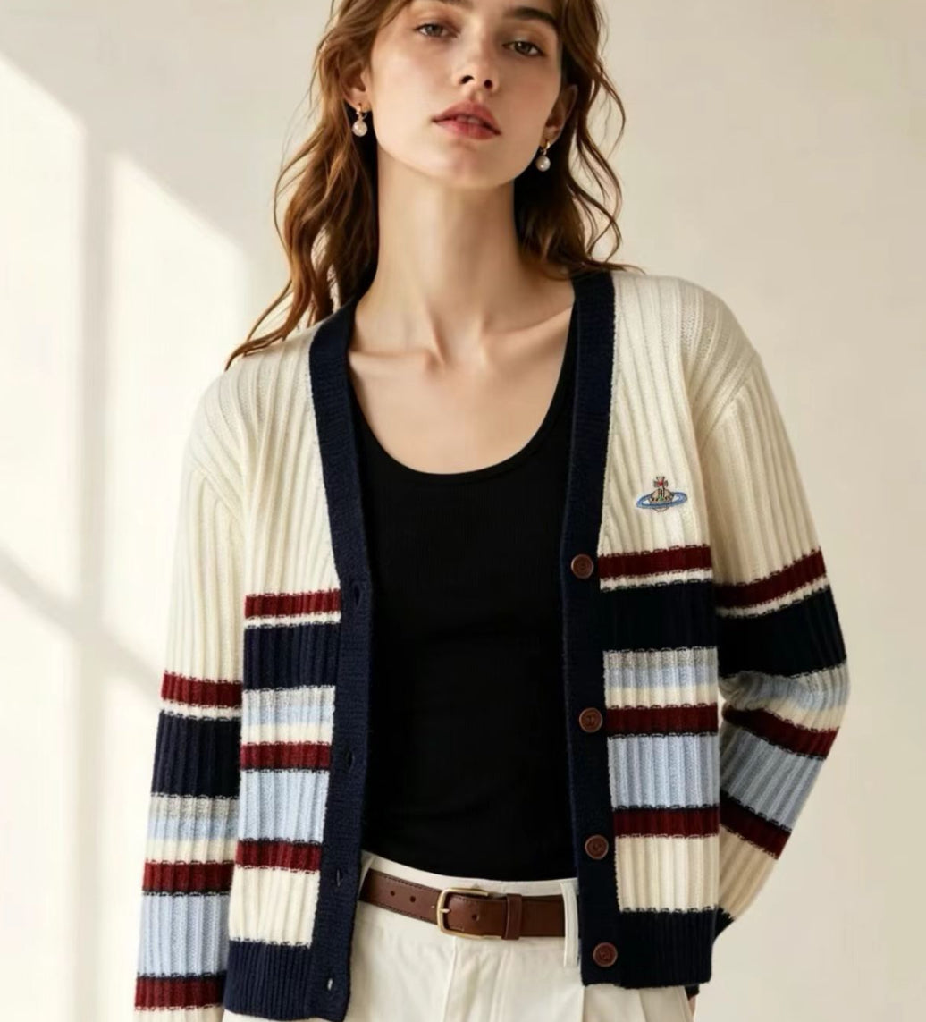 Vivienne Westwood間條針織Cardigan