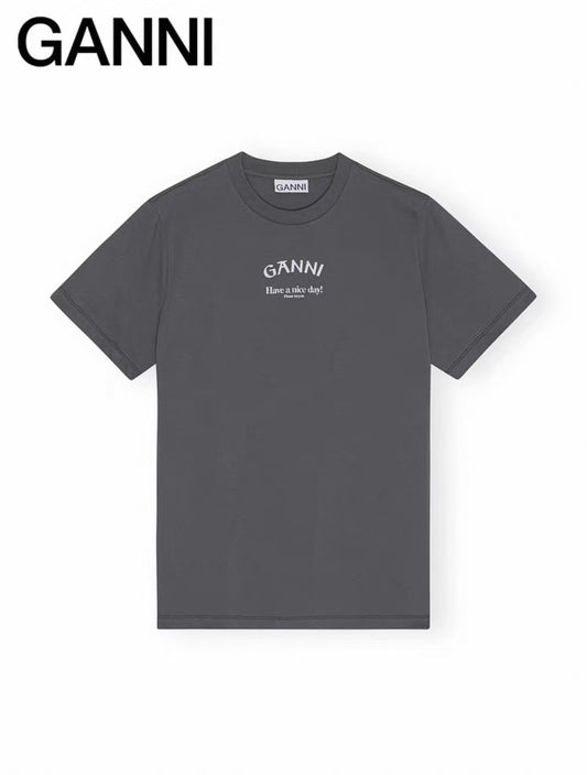 Ganni logo tee