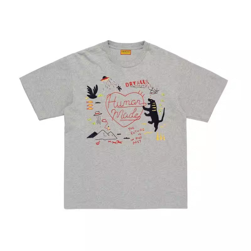 Human made colourful pattern 印花tee