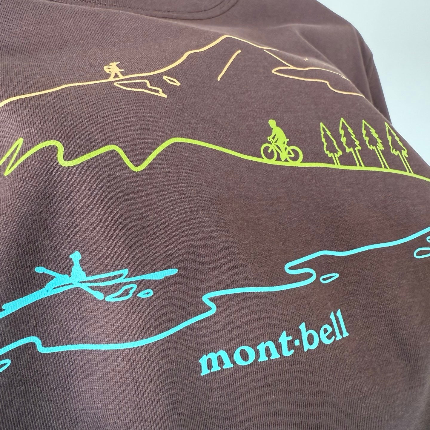 Mont bell pattern tee