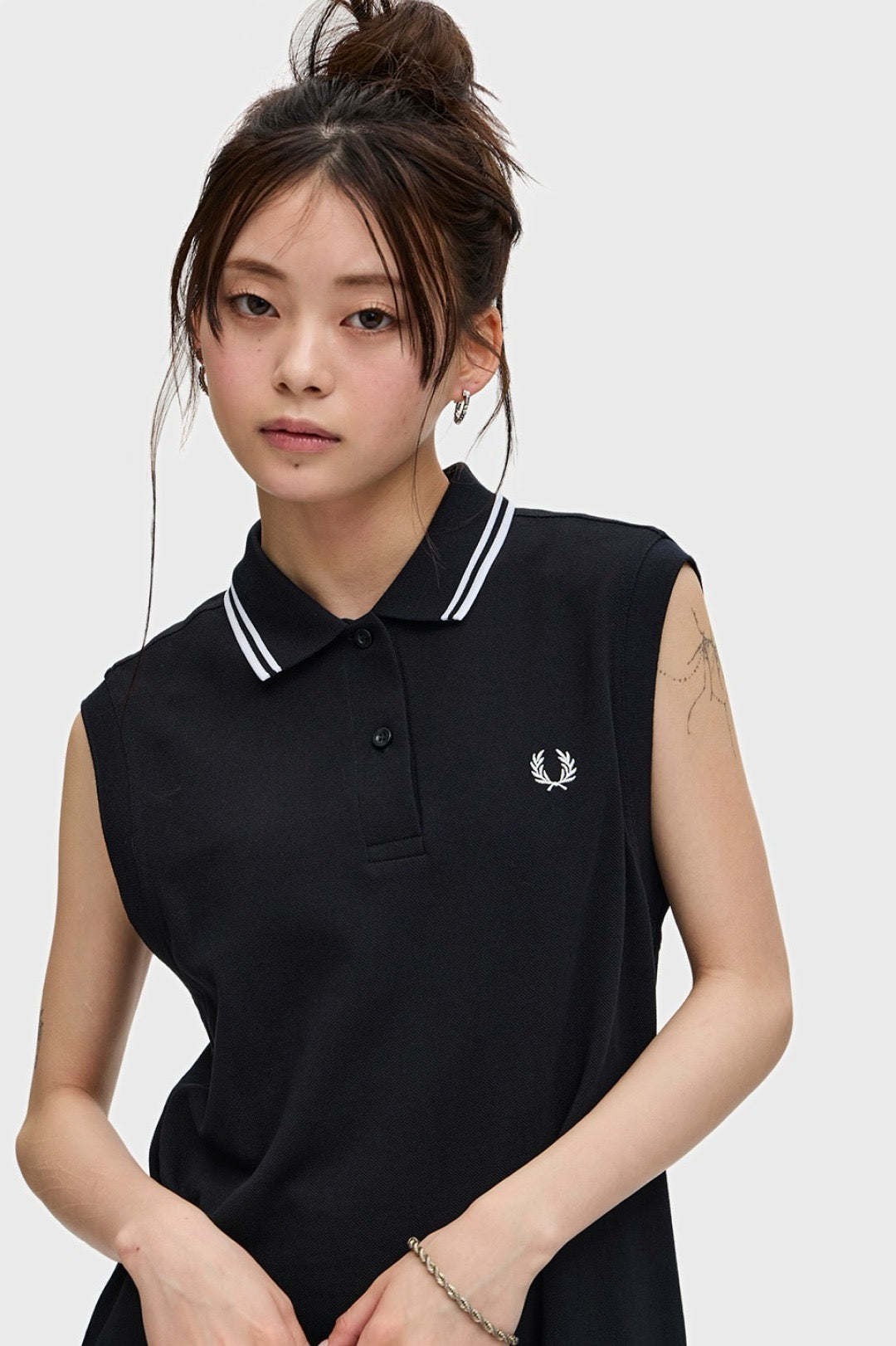 Fred perry 背心polo shirt one piece