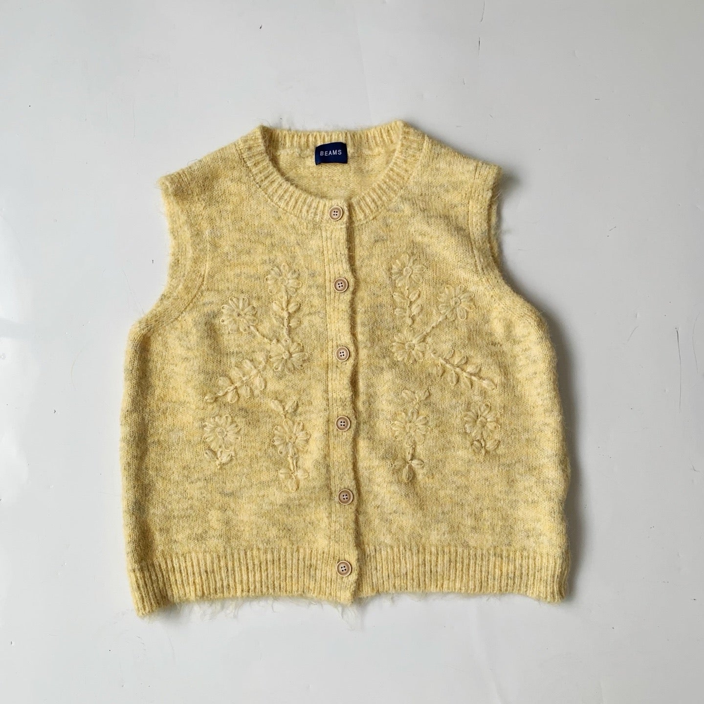 Beams boy 花朵針織背心