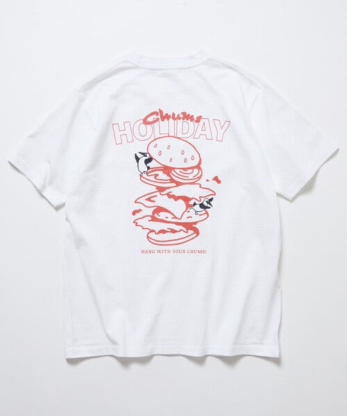 Chums holiday burger tee