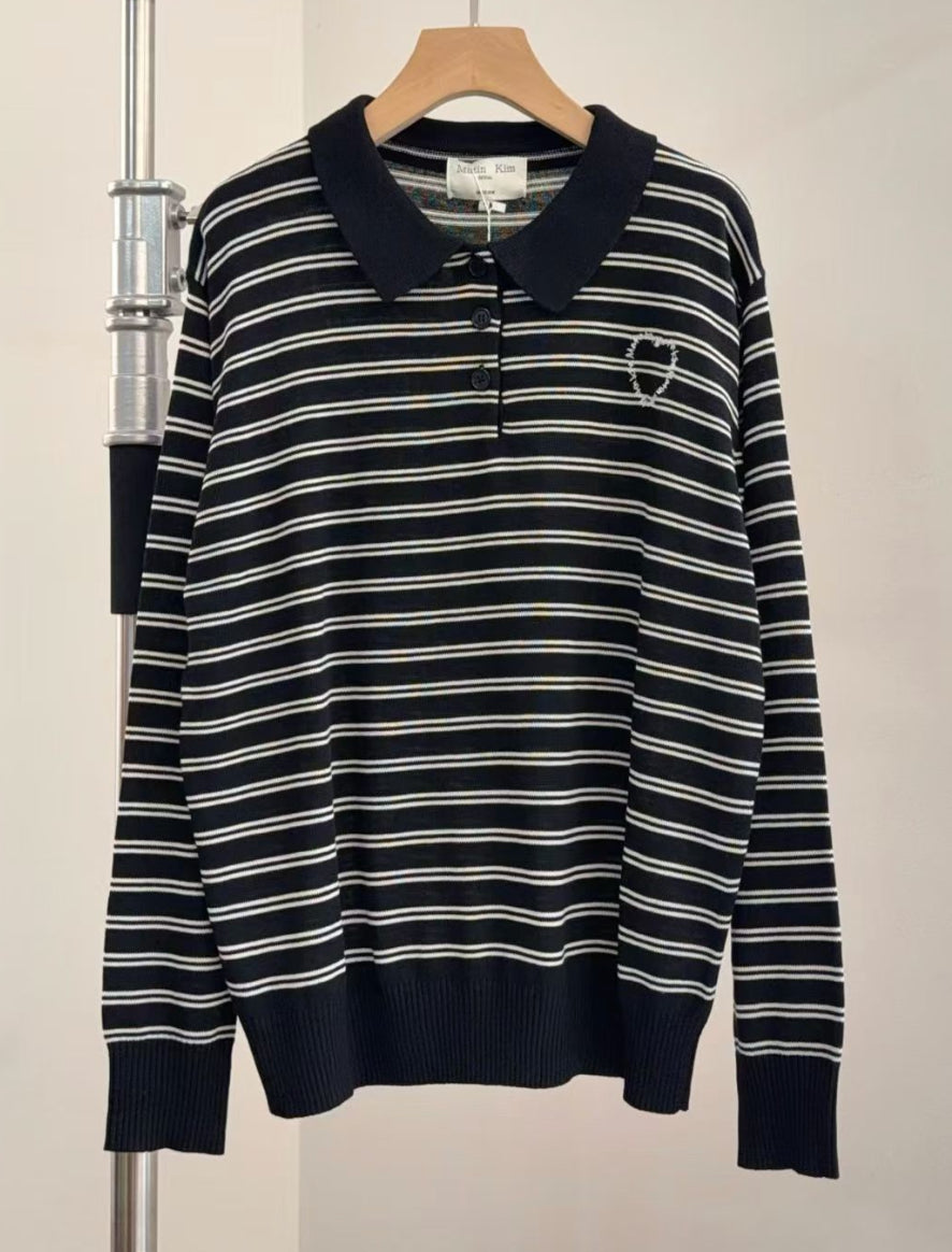 Matin Kim 針織polo shirt