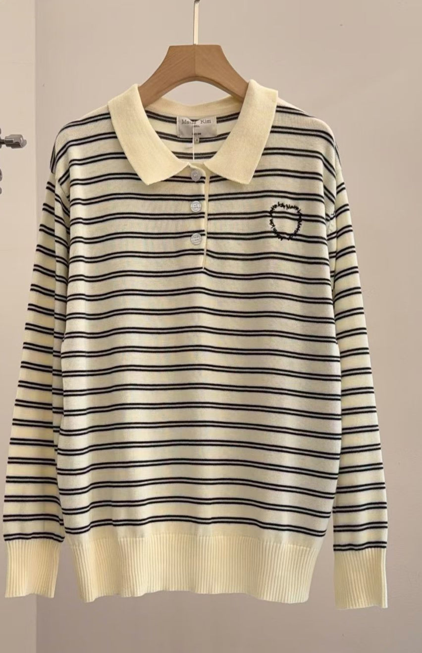 Matin Kim 針織polo shirt