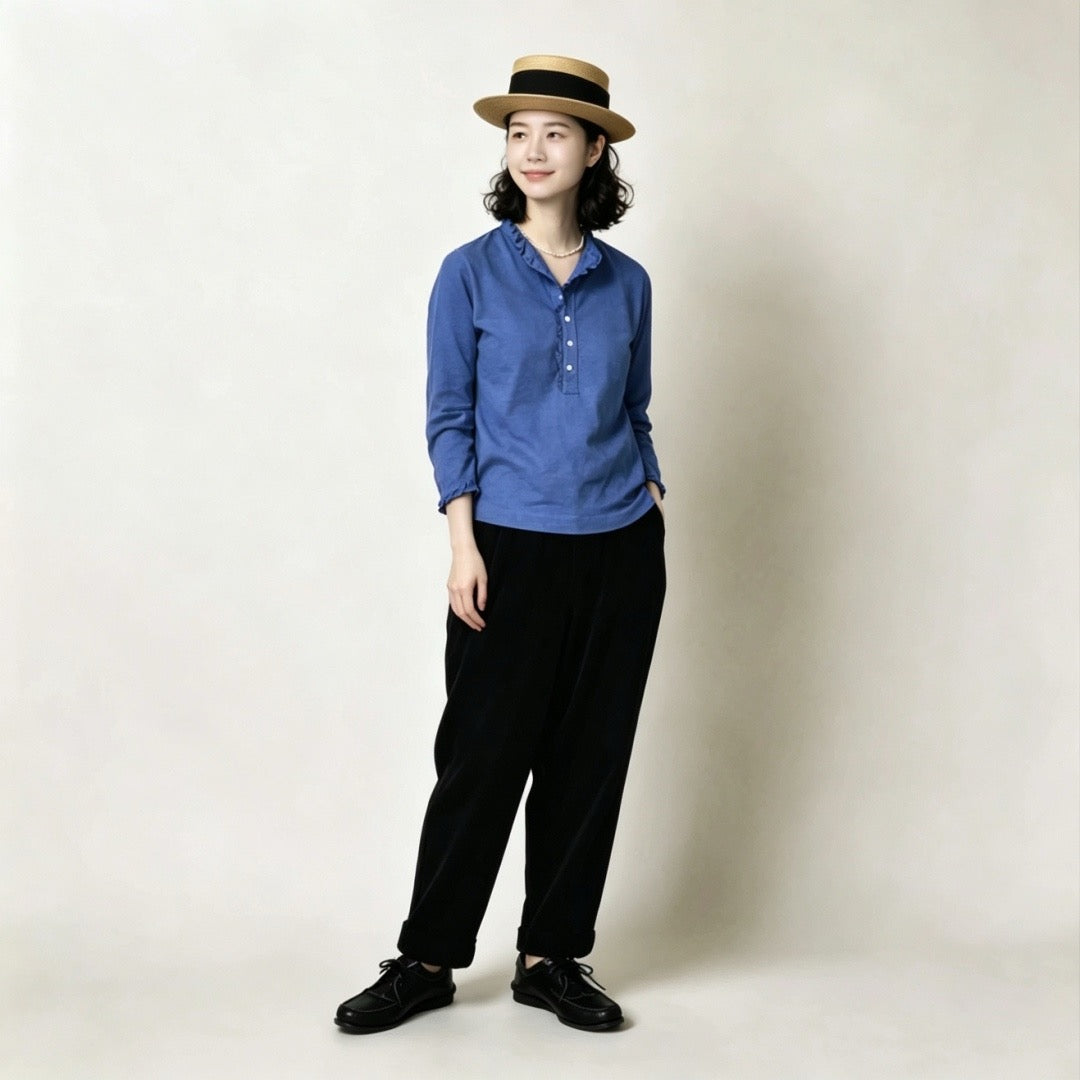 45R荷葉邊shirt