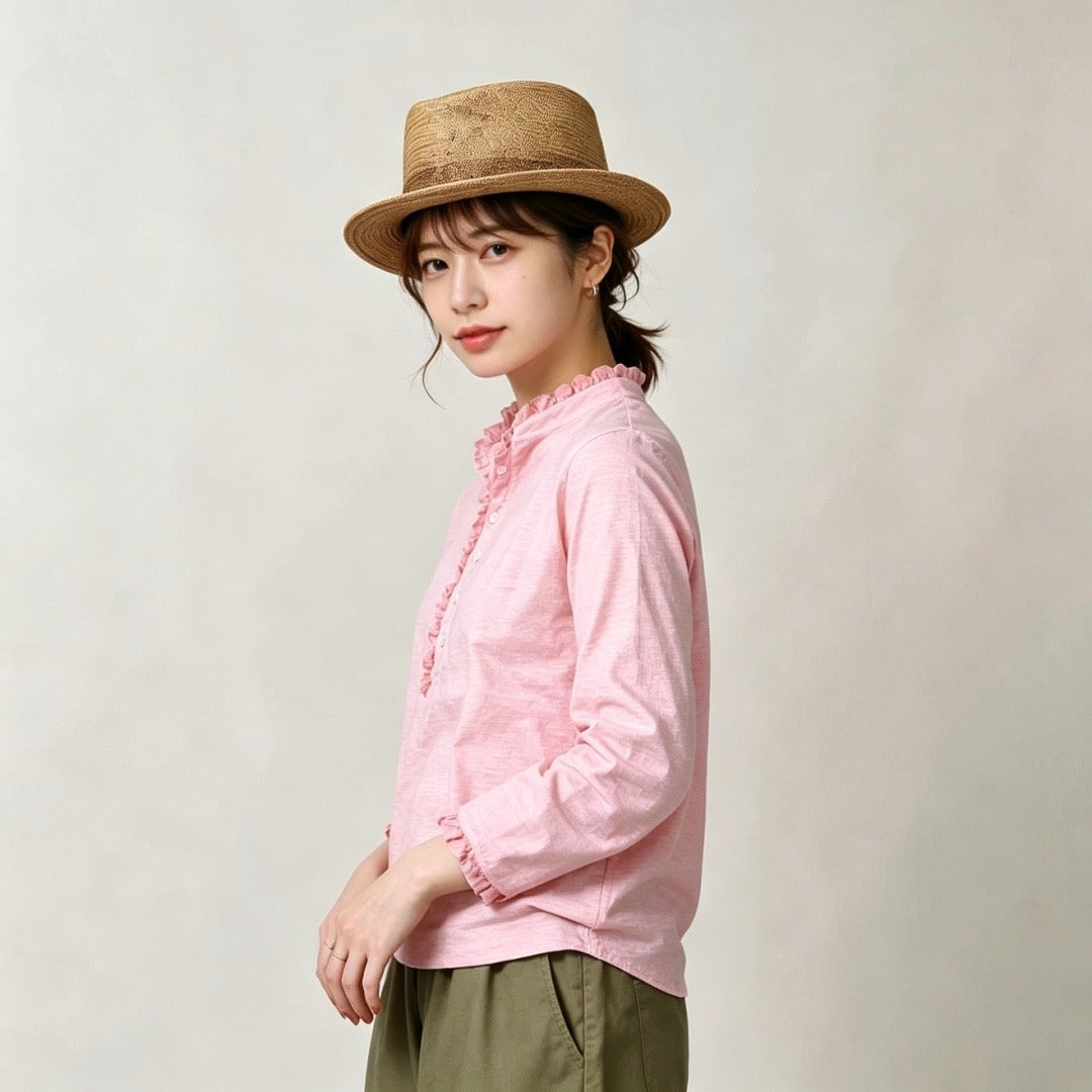 45R荷葉邊shirt