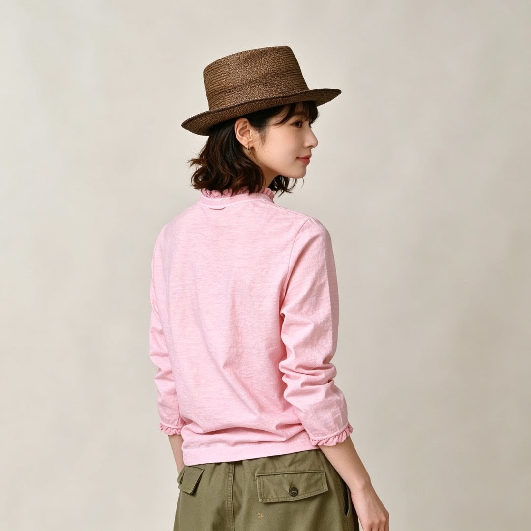 45R荷葉邊shirt