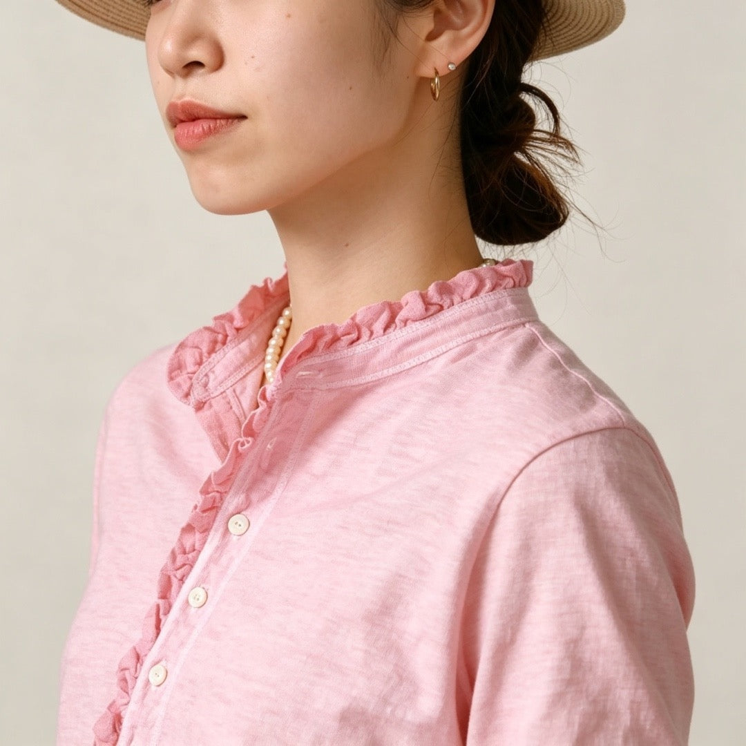 45R荷葉邊shirt