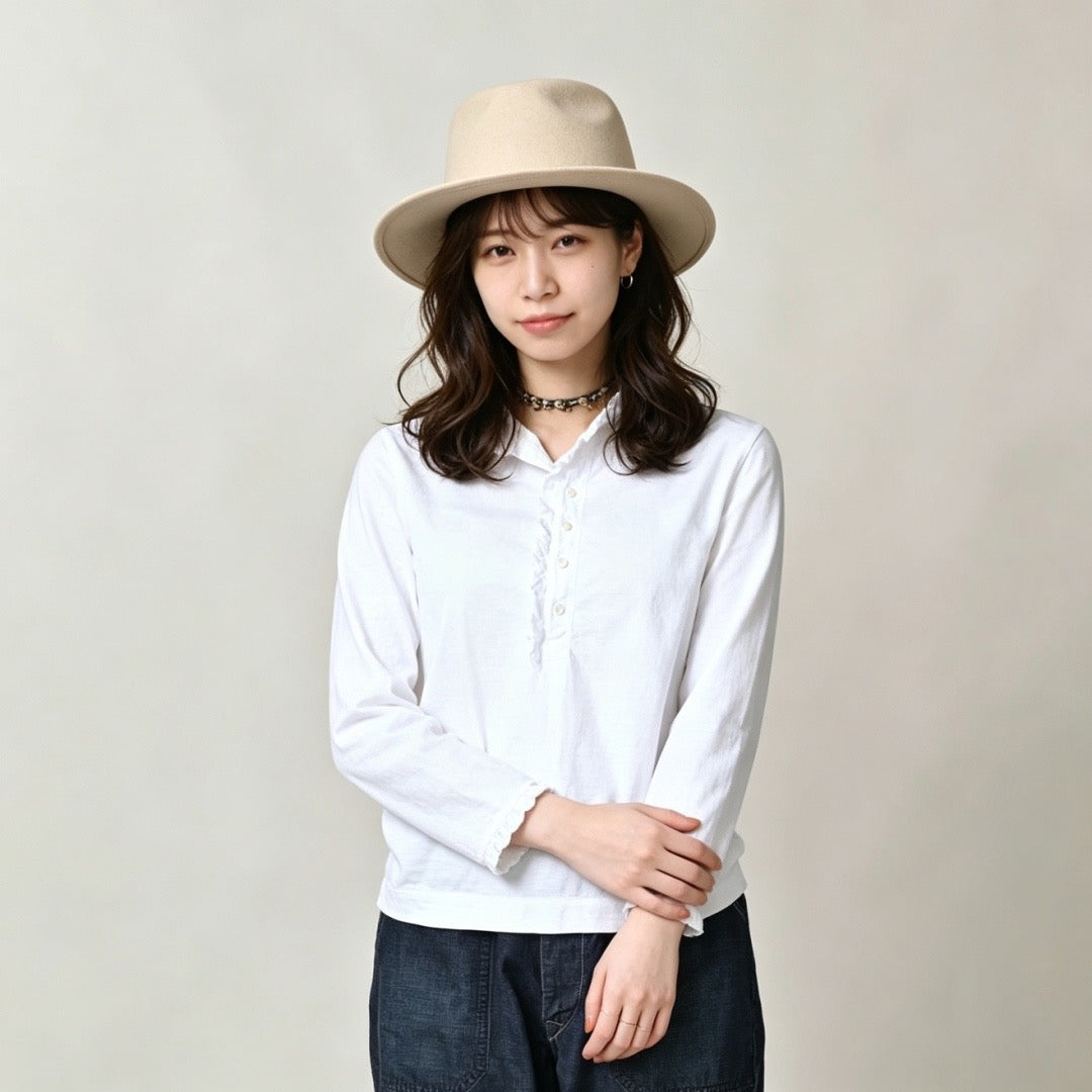45R荷葉邊shirt