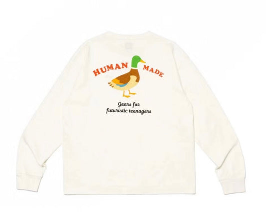 Human made彩色duck 印花tee