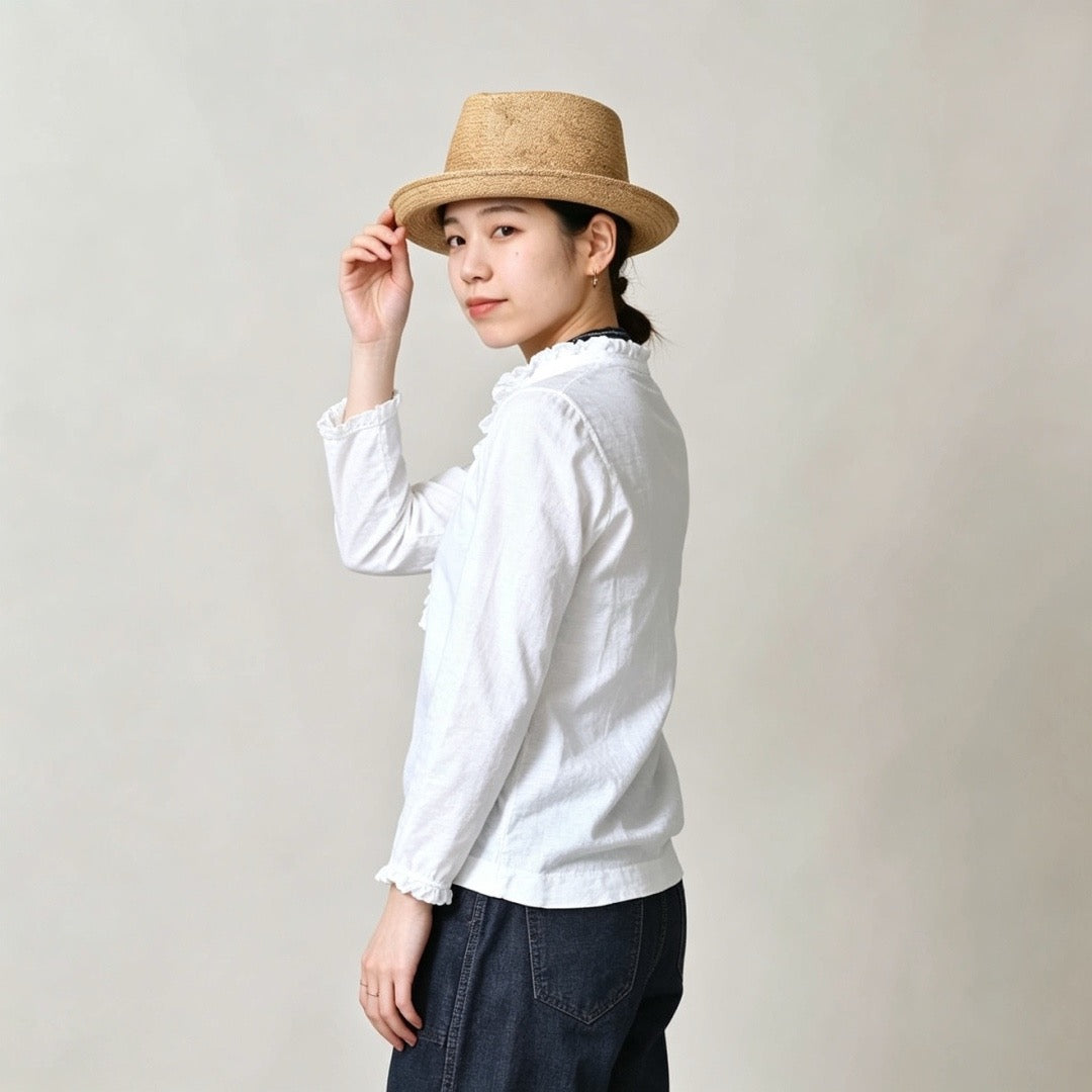 45R荷葉邊shirt