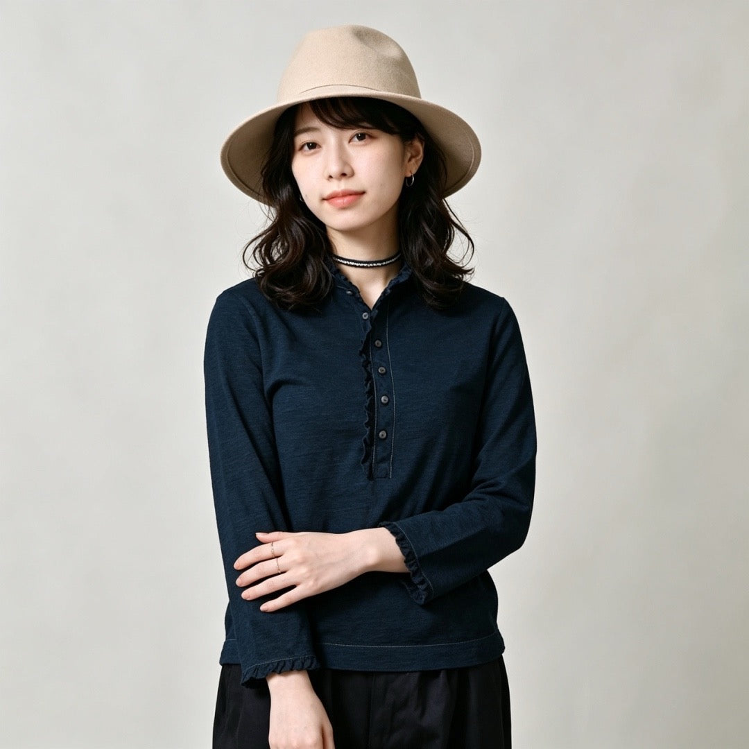 45R荷葉邊shirt