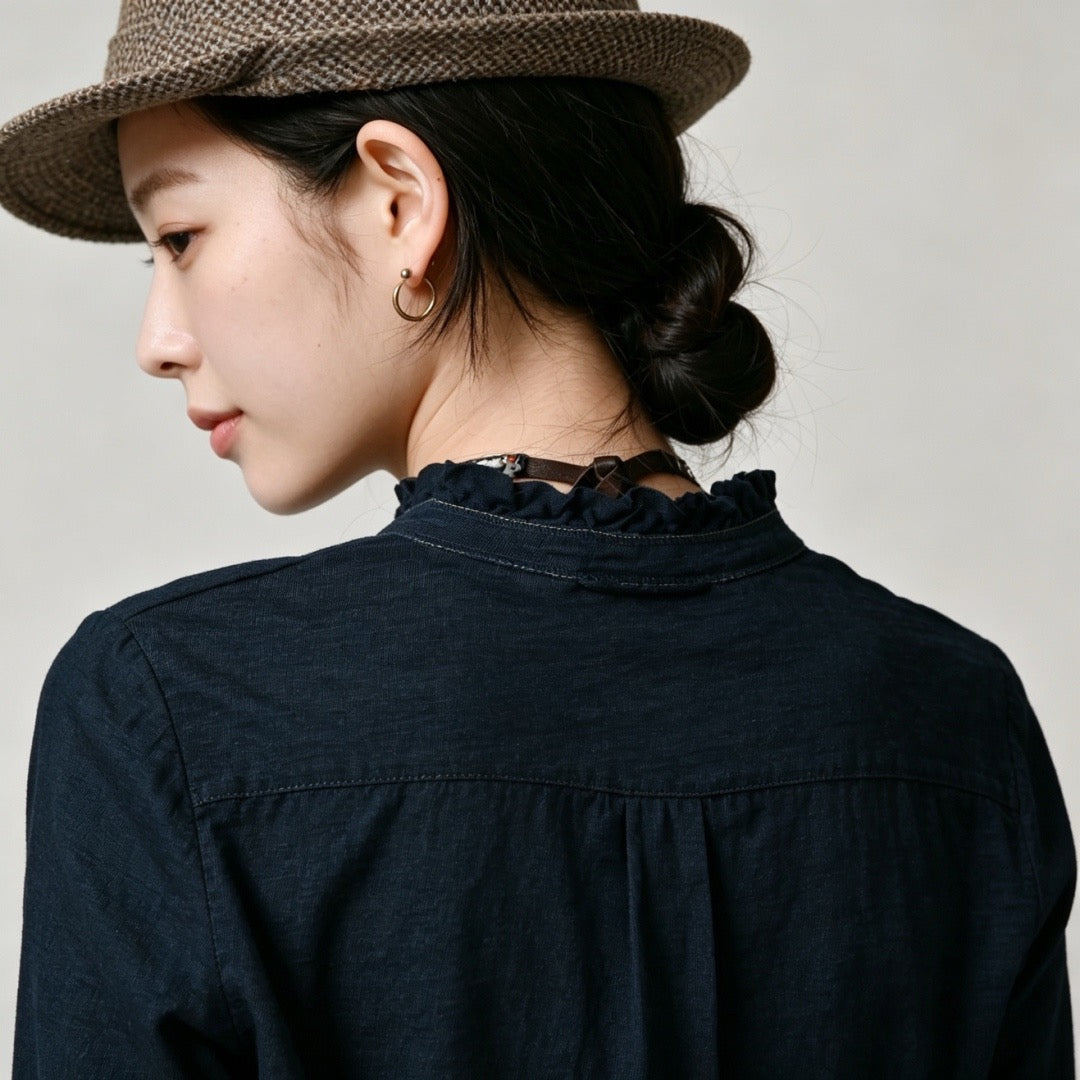 45R荷葉邊shirt