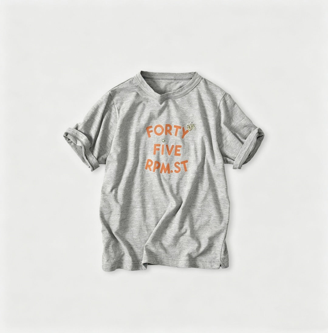 Forty five RPM.ST logo tee