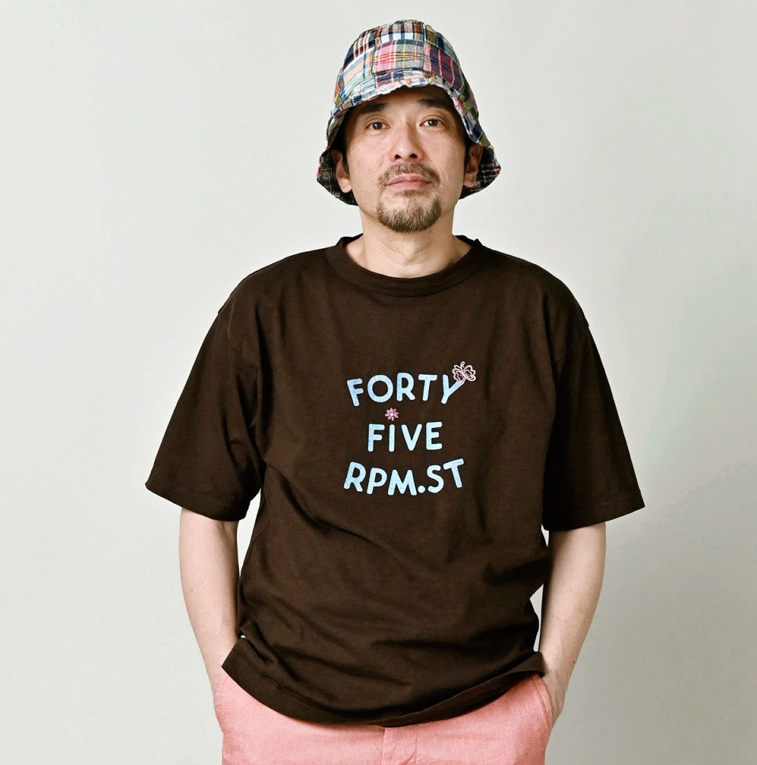 Forty five RPM.ST logo tee