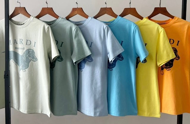 Mardi Mercredi macaroon臘腸狗tee