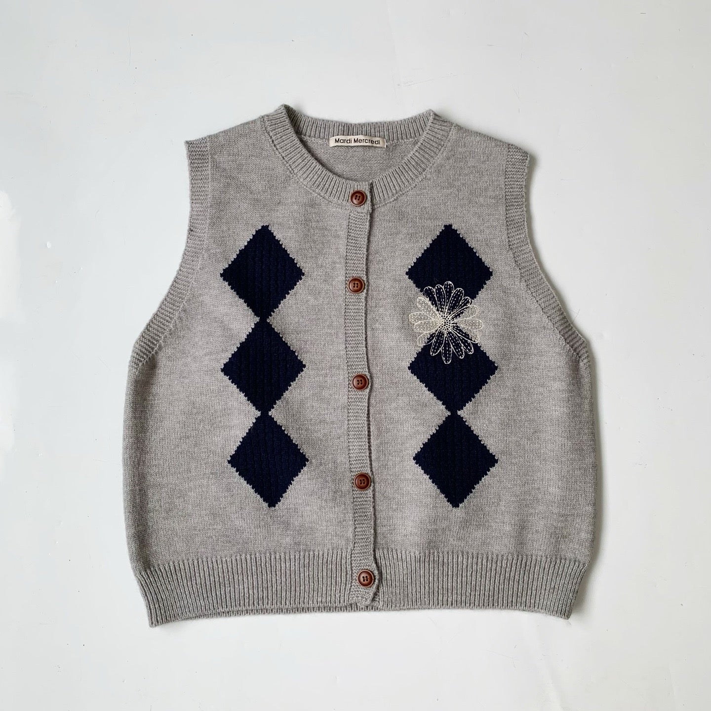 Mardi Mercredi 刺繡背心