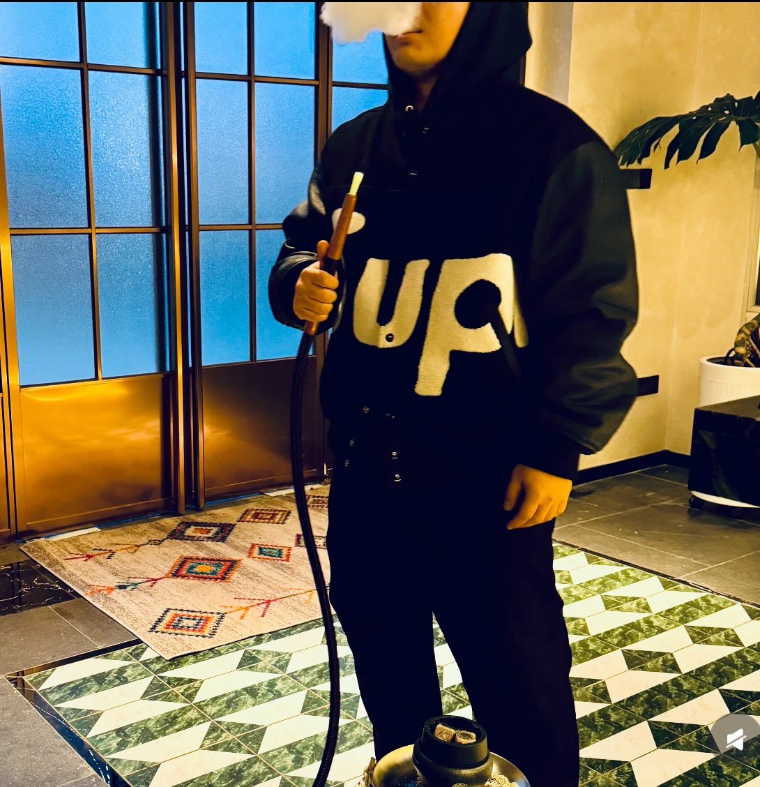 Supreme big logo chenille varsity jacket