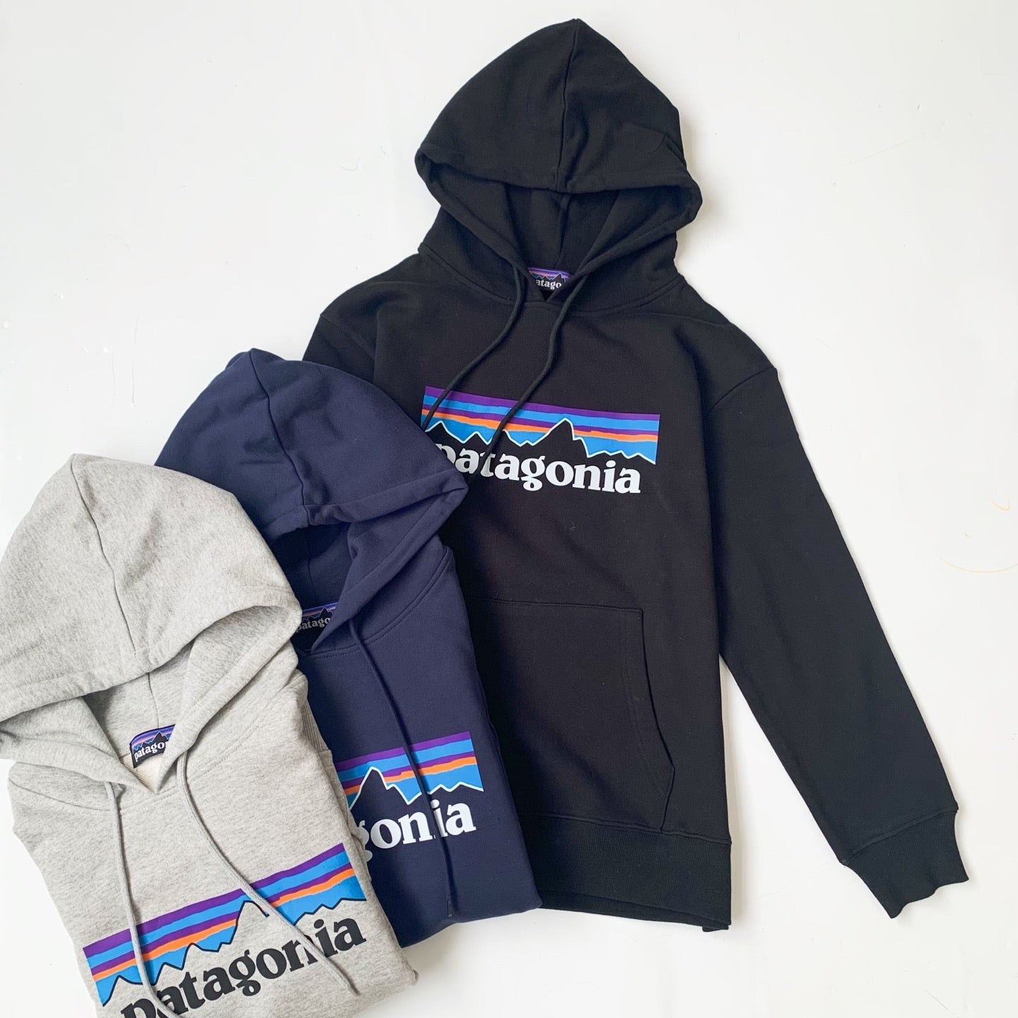 Patagonia logo hoodies