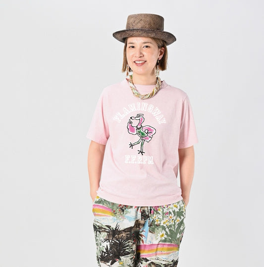 45R bird pattern tee