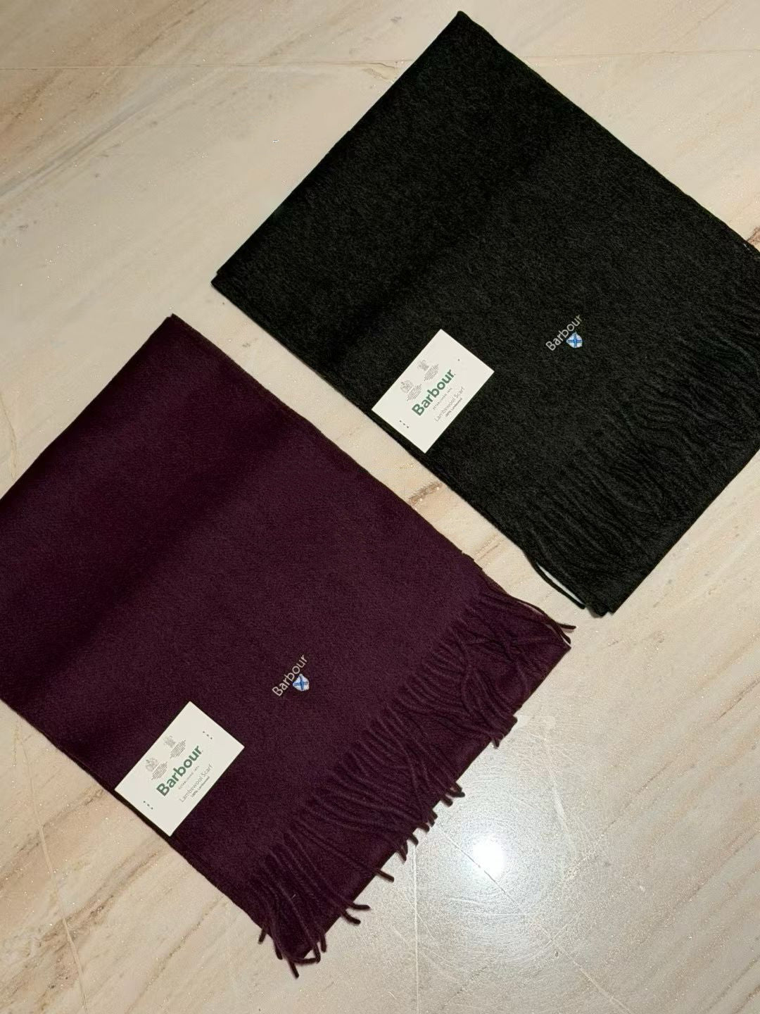 Barbour羊毛頸巾