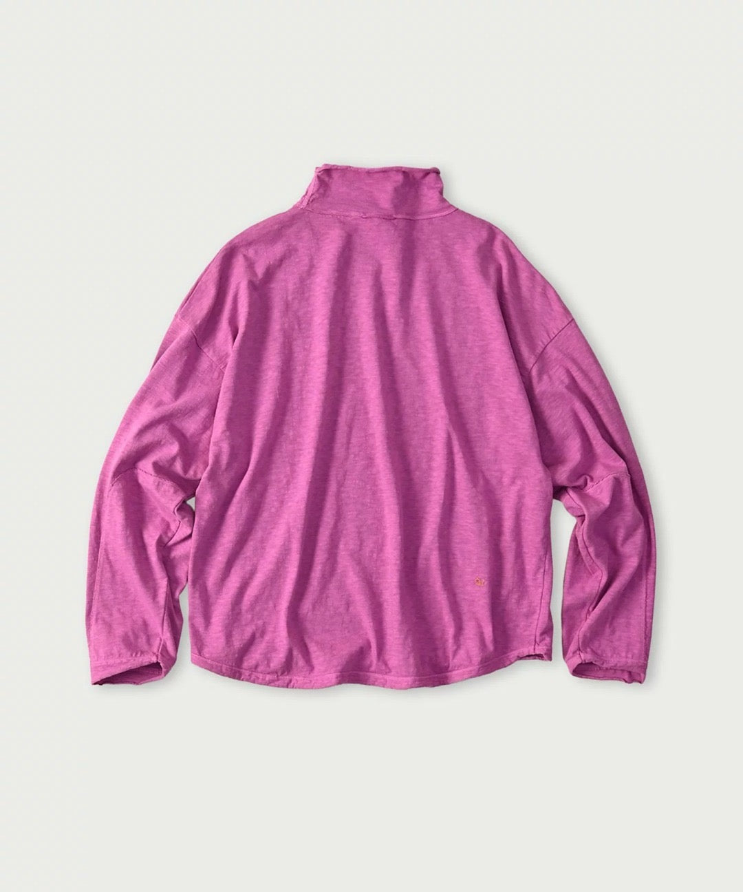 45R淨色高領tee
