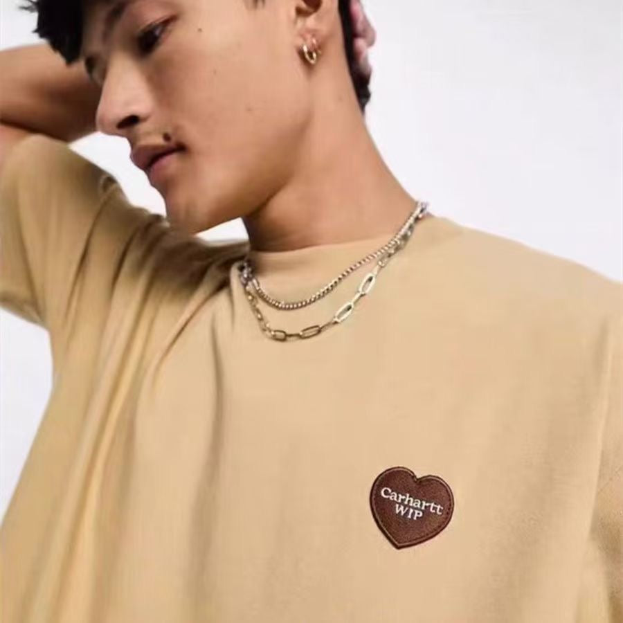 Carhartt 心心logo tee
