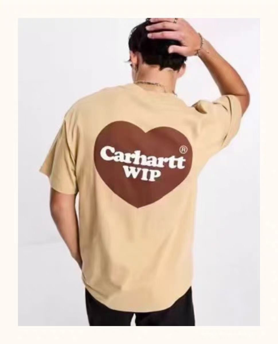 Carhartt 心心logo tee