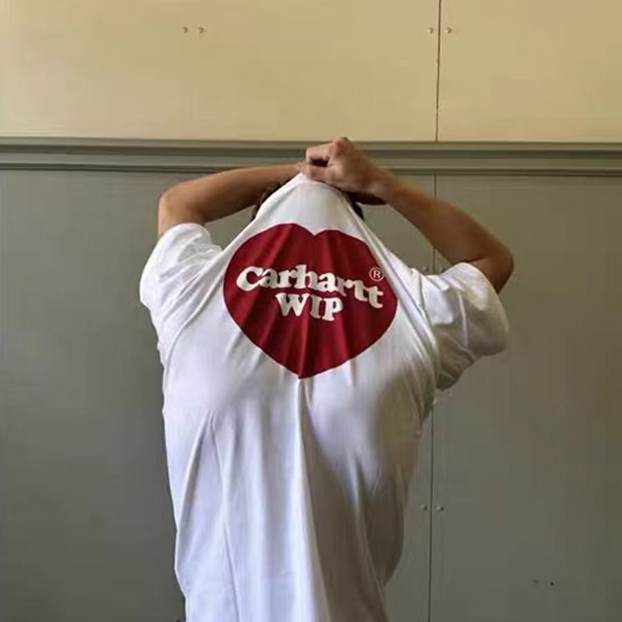 Carhartt 心心logo tee