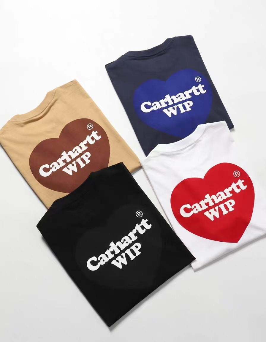 Carhartt 心心logo tee