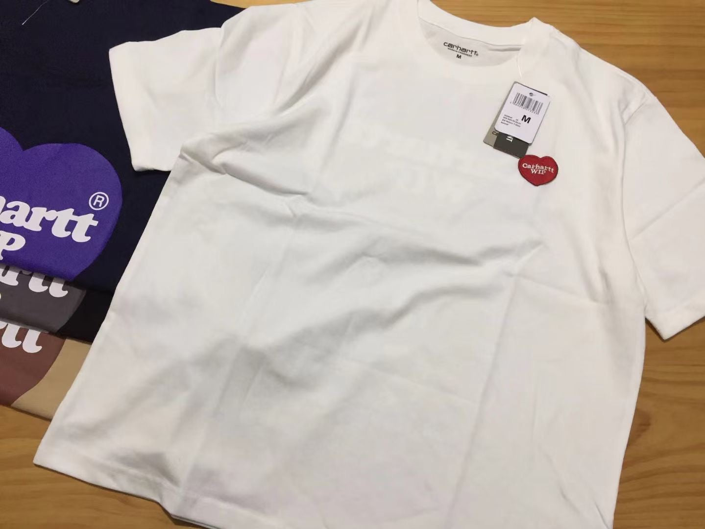 Carhartt 心心logo tee