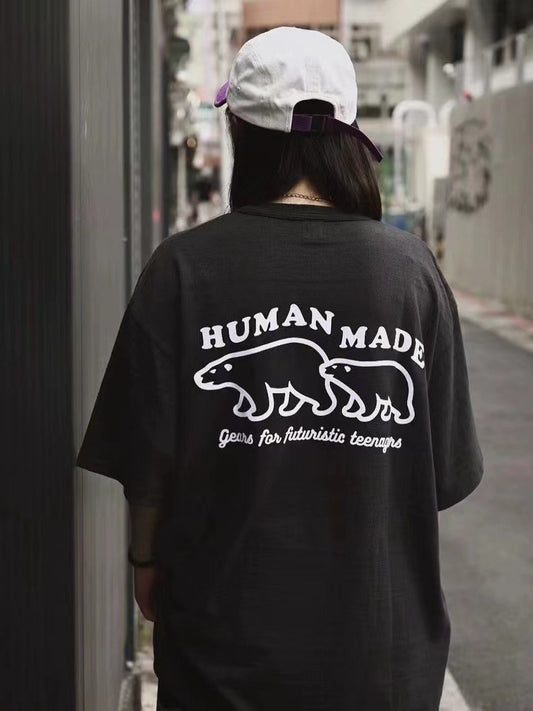 Human made polar bear tee