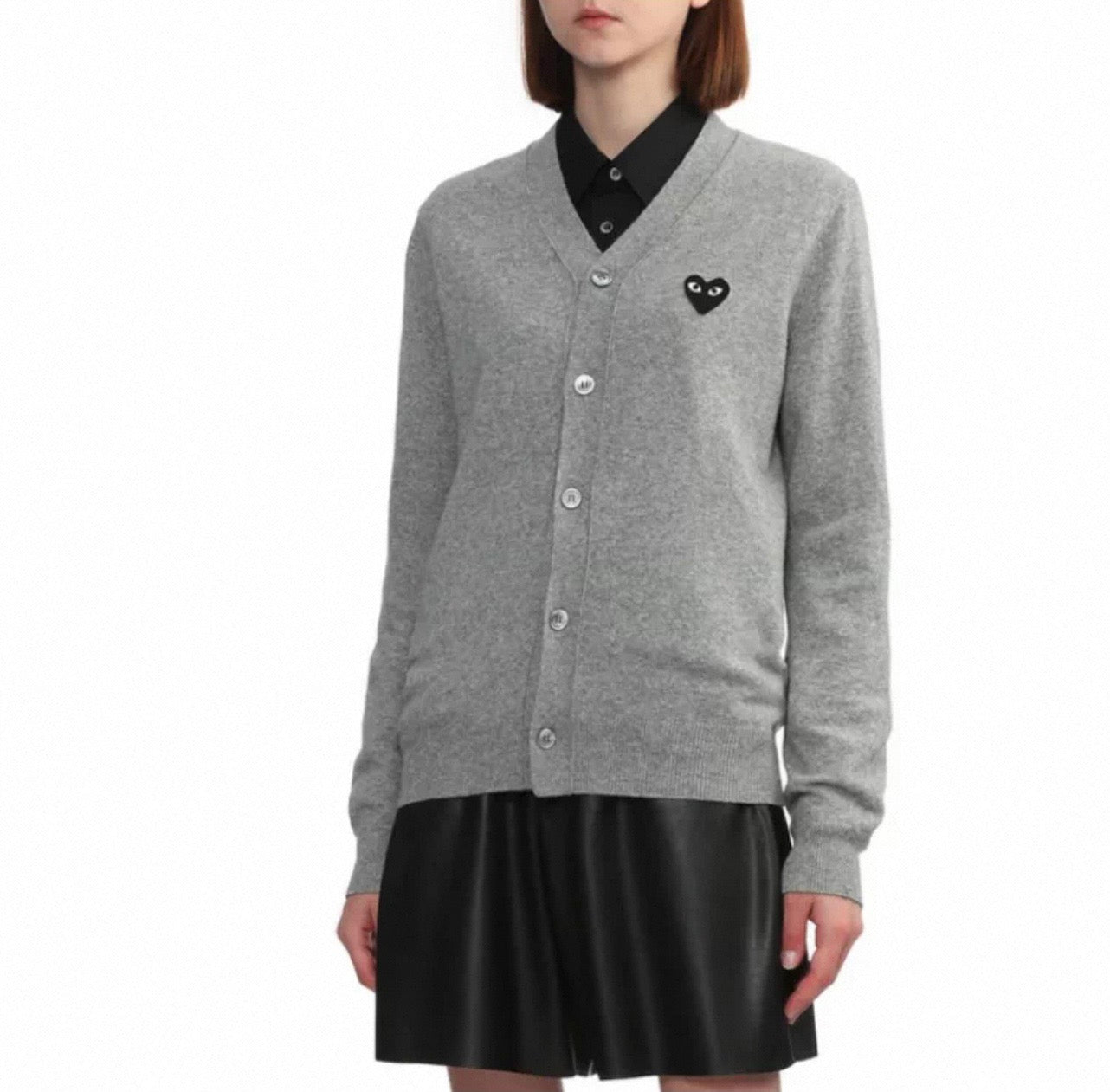 CDG play 羊毛cardigan
