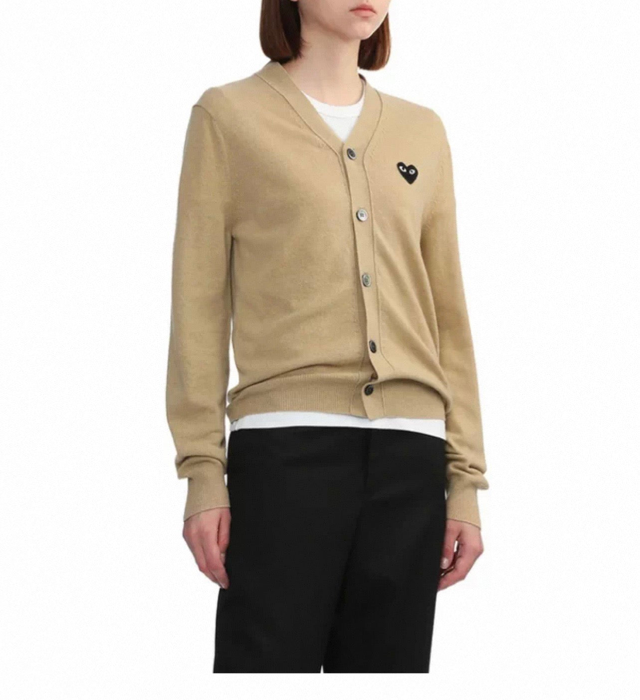 CDG play 羊毛cardigan