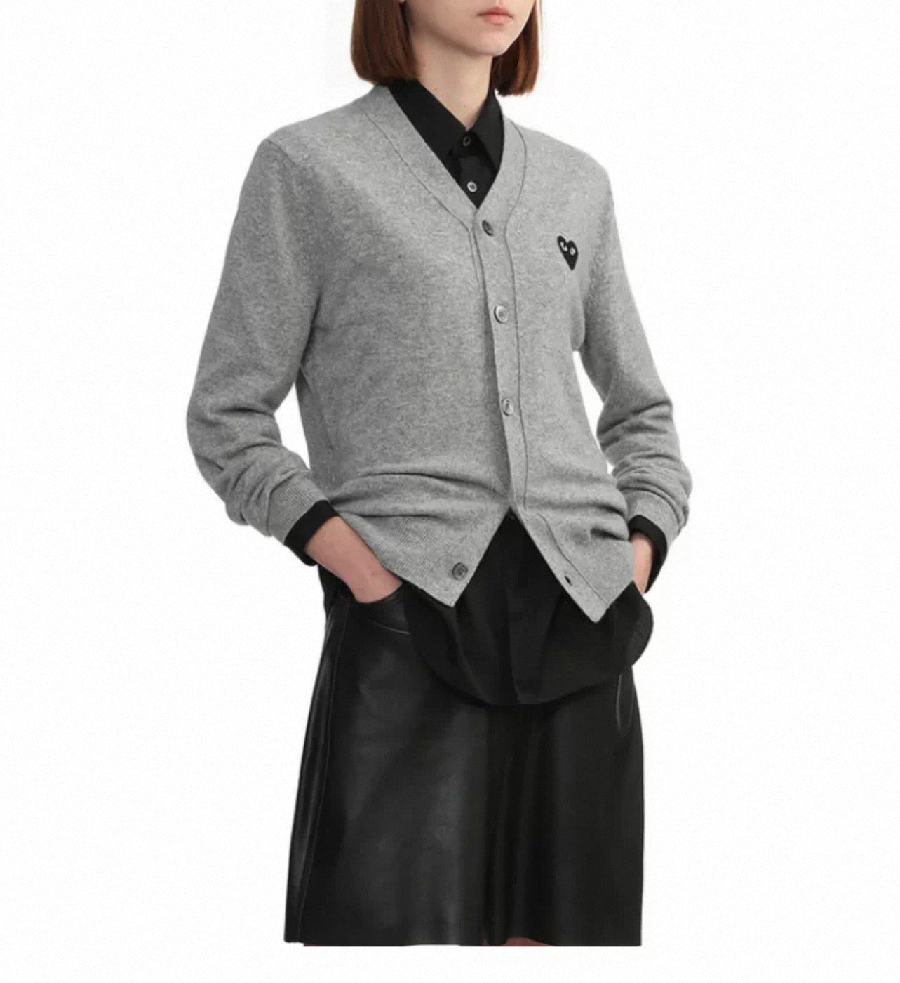 CDG play 羊毛cardigan
