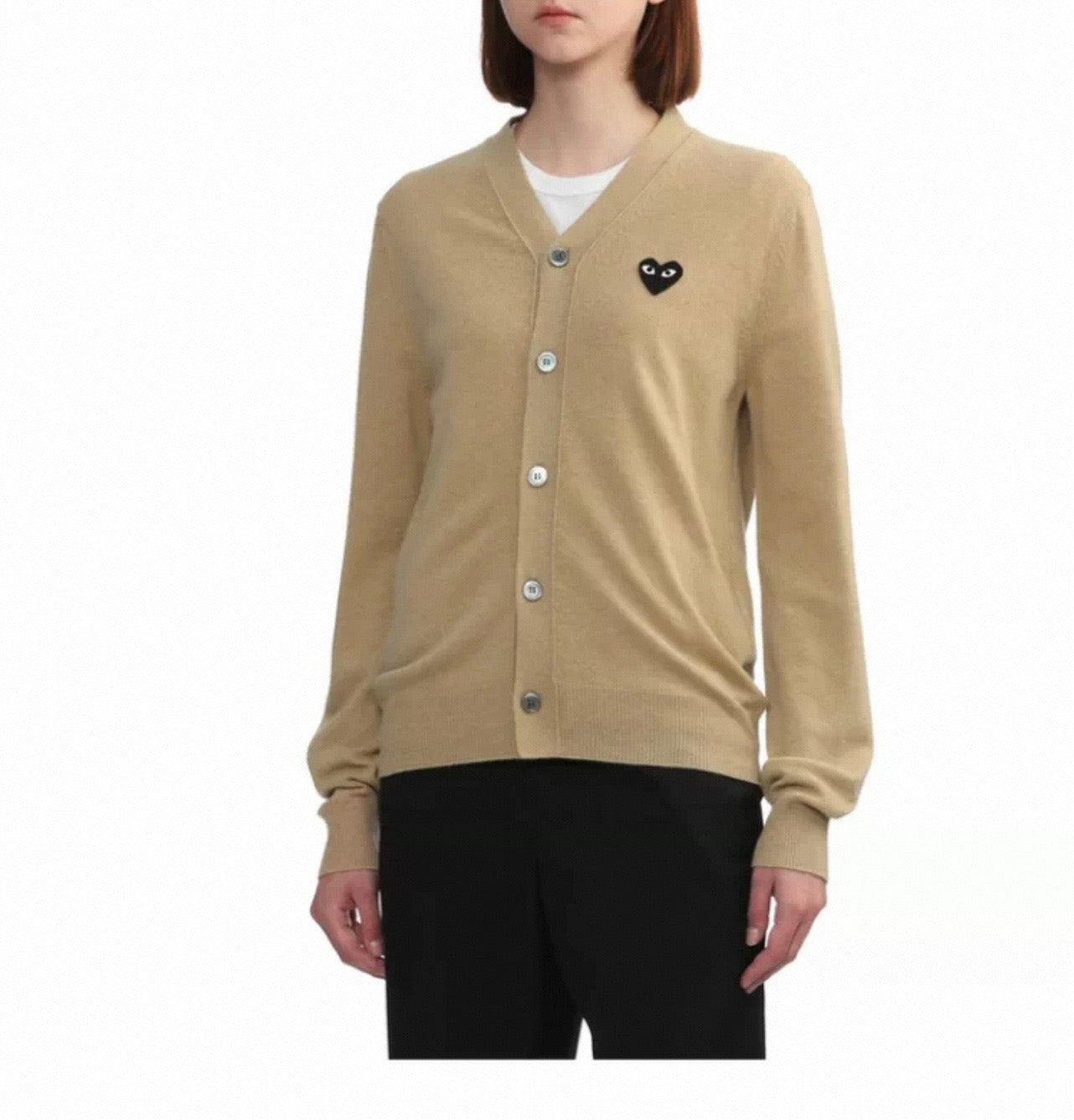 CDG play 羊毛cardigan