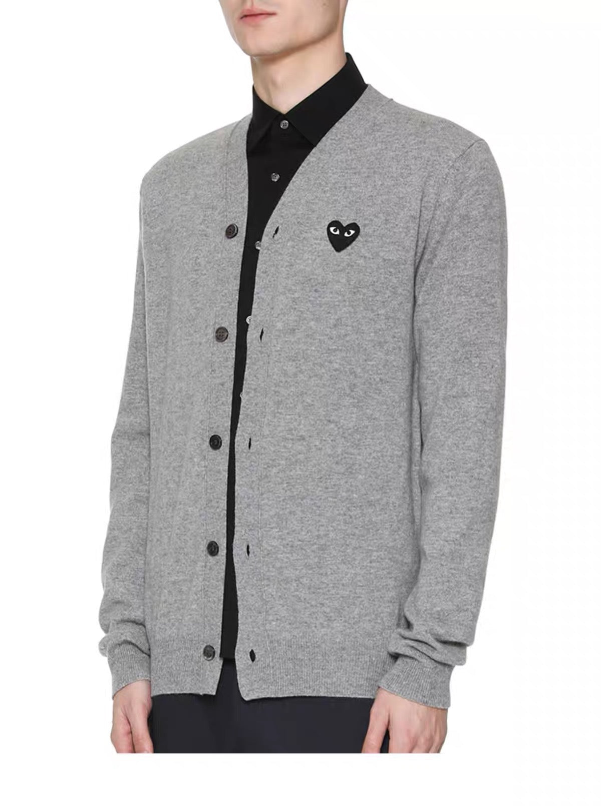 CDG play 羊毛cardigan