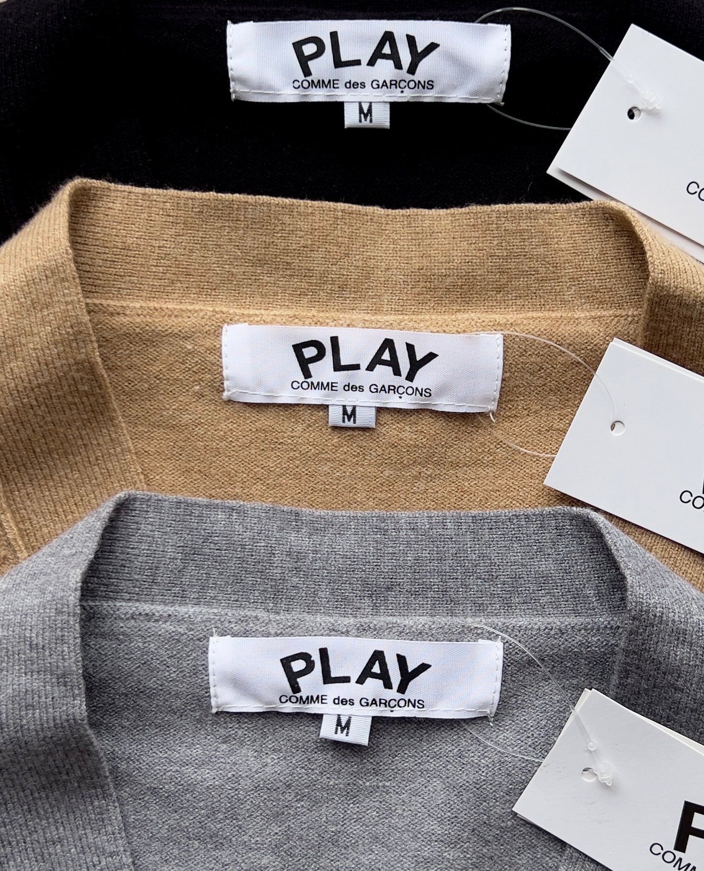 CDG play 羊毛cardigan
