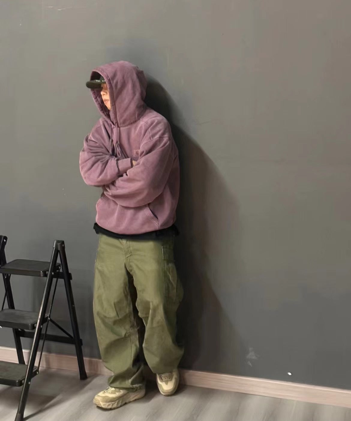 Carhartt 蜡染hoodies jacket