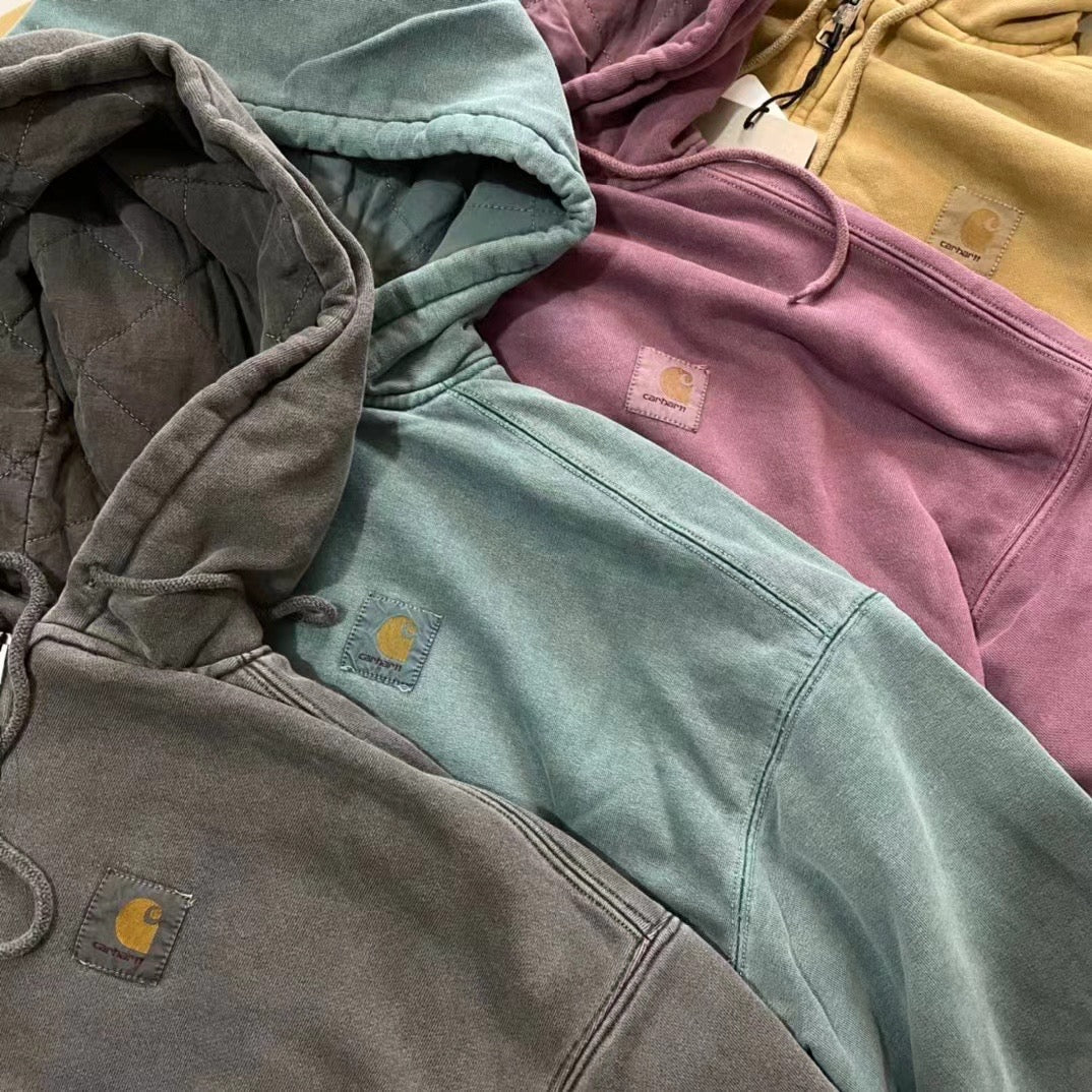 Carhartt 蜡染hoodies jacket