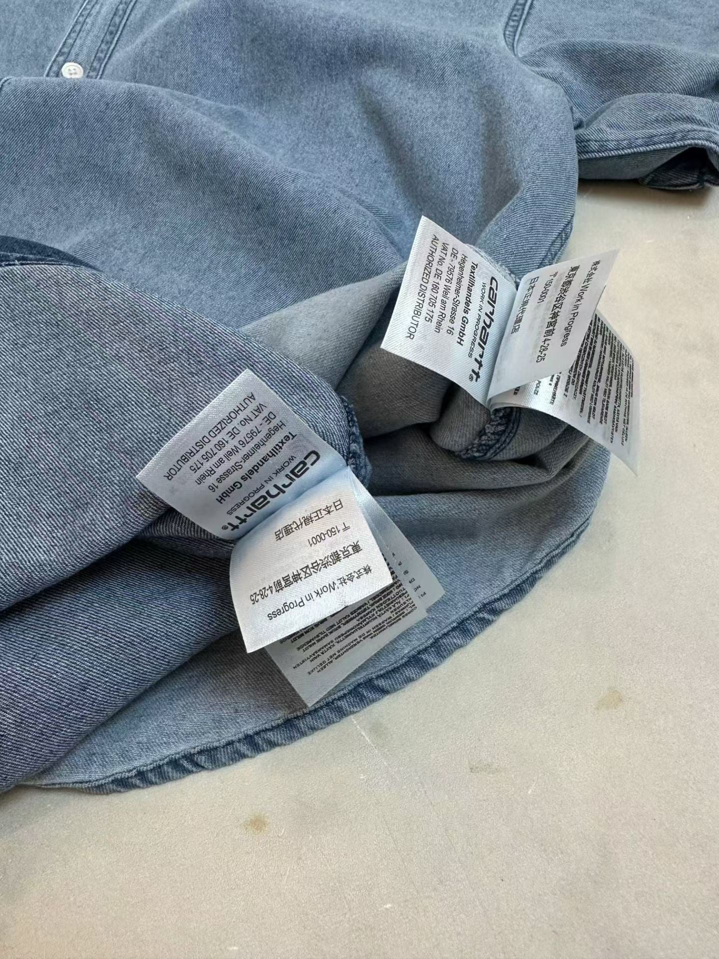 Carhartt 牛仔裇衫