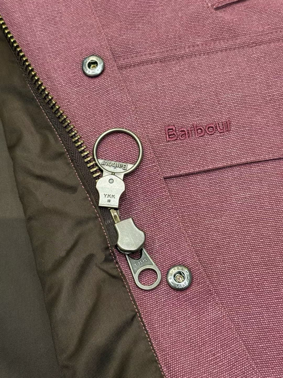 Barbour x Noah中長刺繡外套