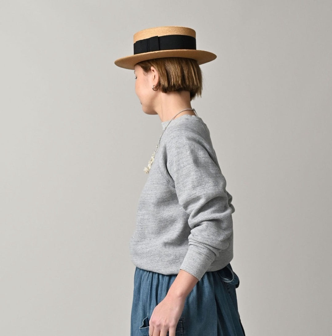 45R針織貼布圓領衛衣