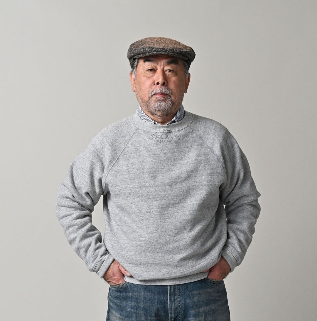 45R針織貼布圓領衛衣