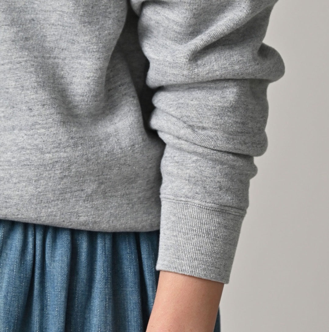 45R針織貼布圓領衛衣