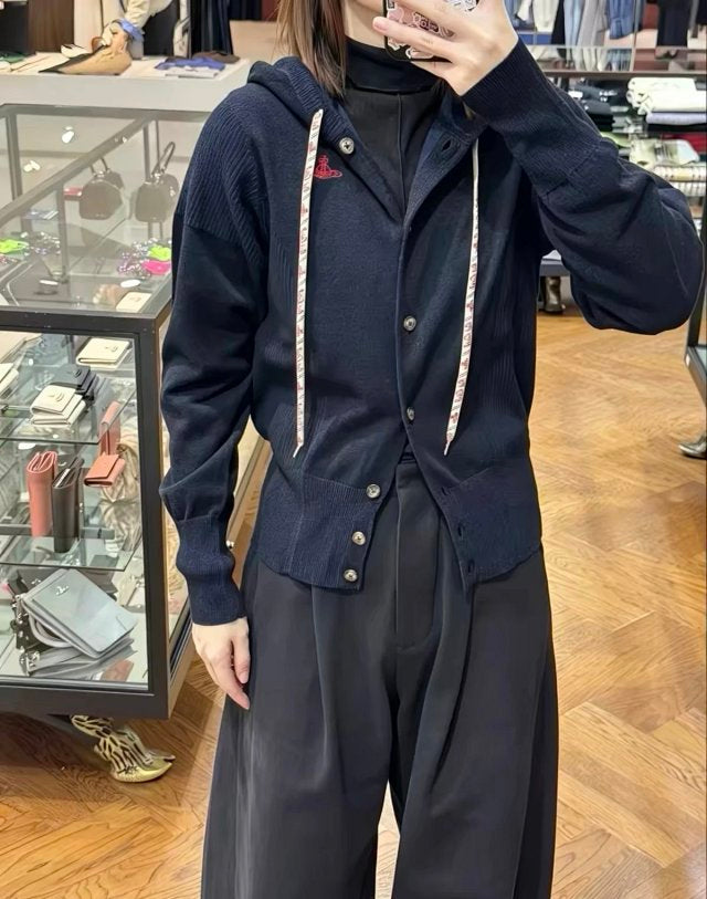 Vivienne Westwood 有帽針織cardigan