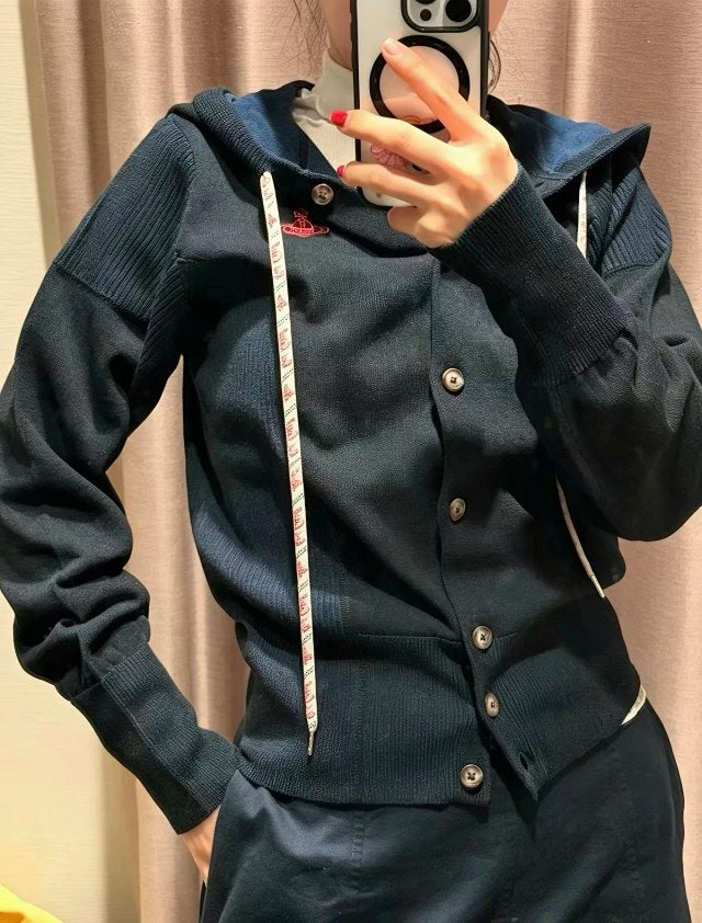 Vivienne Westwood 有帽針織cardigan