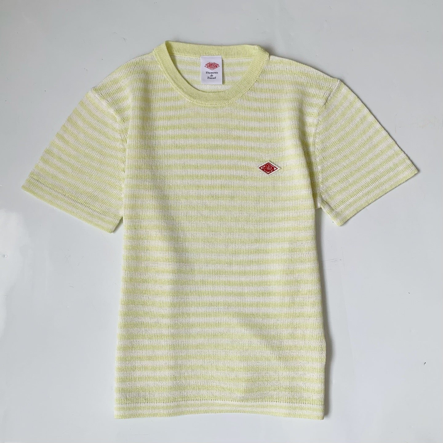 Danton撞色間條tee